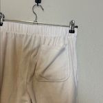 Boys Lie  Head In The Clouds Velour Velvet Jogger Sweatpants in Light Peach Pink Photo 6