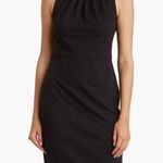 Eliza J Faux Pearl Sleeveless Shift Dress Classic Little Black Dress Size 12 NWT Photo 3