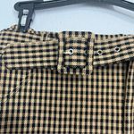 Hollister 5/$25 NWT  Ultra High Rise Gingham Tan Belted Mini Skirt Size Medium Photo 4
