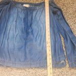 Cloth & Stone Blouse Size S Anthropologie Denim Chambray Shirt Long Sleeves Photo 5