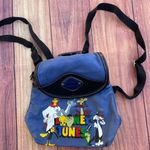 Vintage 90s Warner Bros. Looney Tunes Blue bag pack Photo 0