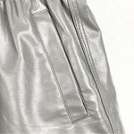 Altar'd State ALTAR’D STATE Gray Faux Leather High Waist Pull On Shorts, Size Small Photo 5