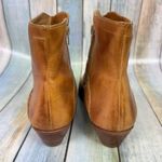 Bergama Vintage Brown Leather Low Cowboy Boots Women's Size 11 Brazil Bootie Photo 2