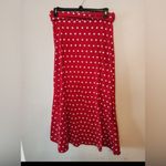 LuLaRoe  red polk a dot shirt size womens large Photo 1