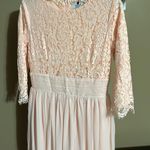 Blush Pink Bridesmaid Dress Size M Photo 2