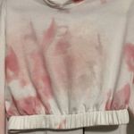 Love + Harmony‎ hooded tie dye shirt long sleeve crop size medium Pink Photo 2