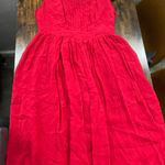 Monsoon red midi dress Photo 0