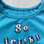 light blue lace Notre Dame shirt, size xs Photo 5