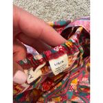 Roxy Multi-Color Tribal Print Tank Tie Back Mini Dress L Photo 7