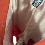 Soho Apparel  Orange Eyelet Crop Tie Front Elastic Waist Pull On Pants Medium Photo 7