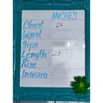 Free People  Charlie Tee Army Green Ruffle Hem Button Front Cropped Size Medium Photo 6