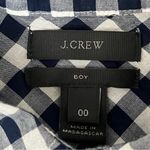 J.Crew  Classic-Fit Boy Shirt in Crinkle Gingham Black White Check 00 Preppy Photo 9