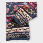 Talbots Vintage Hand Knit Cardigan | Large P | Americana Patriotic Cottagecore Photo 7