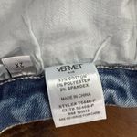 Vervet Blue Women's denim shorts size 2X raw hem cuff off jean shorts Photo 5