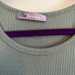 Midi ribbed tank dress Green Size L Photo 5