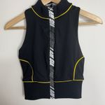 I am gia Myra Crop Top Black Full Zip Womens XS Photo 7