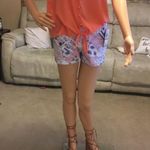 NWT Size three wallflower shorts blue red pockets Red Photo 2