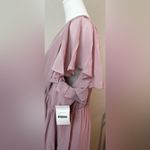 Birdy Grey New  Sz 3X English Rose Hannah Chiffon W/Slit Elegant Mauve Maxi Dress Photo 3
