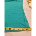 Sleeveless Cotton Scoop Neck, Lace Stretchy Summer Tank M Col Story Green Size M Photo 4