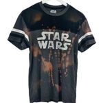 Star Wars  Short Sleeve Bleach Dyed Shirt Size Medium Photo 0