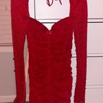 Oh Polly Red Bodycon Mini Dress Photo 1