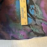 Womens VTG Art Deco 2 Piece Outfit Blouse Skirt Business Career Hawaiian 1980’s Purple Size L Photo 15