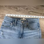 Madewell  High-Rise Mid-Length Denim Shorts Woodvale Wash: TENCEL™ Denim Edition‎ Photo 5