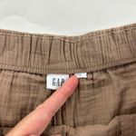 Gap Cocoa Brown Cotton Gauze Wide Leg Lounge Pant M Photo 3