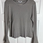 Ro & De ‎ Striped Bell Long Sleeve Tee Photo 0