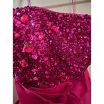 Badgley Mischka Mark + James Pink Beaded-Bust Bubble Dress Sz. 6 Photo 2