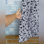 ZURI Kenya Just One Dress in indigo wax print Cotton Button Down Shirtdress XS White Photo 4