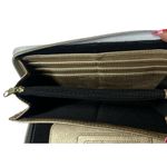 Betsey Johnson  Gray Wristlet Wallet with Strap Zip Around Credit Card Organizer Photo 11