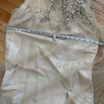 Mon Cheri Montage Tulle Illusion Fairytale Prom Dress Formal Evening Elegant Designer Luxury  Beaded Embellished Floral Shiny Shift Sheath Fit Bodice Pencil Coquette Coastal Cottage Western  Photo 9