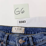 Free People We the Free Jeans High Rise Relaxed Blue Denim Button-Fly Ripped Photo 12