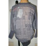 NWT New $700 Womens Designer Italy S Costume National Sweater Gray Silk White To Photo 3