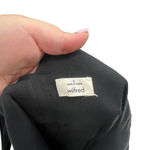 Aritzia Wilfred Tie Shoulder Sleeve Black Midi Dress Sleeveless Slip Size Small Photo 11