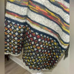 Vintage Y2K Passports Pier One Sweater Aztec Tribal Southwestern Orange Blue M Size M Photo 4