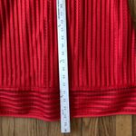 J. Crew EUC Women's Eyelet Fit & Flare Bright Orange V Photo 3