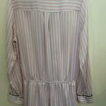 Forever 21  Pink & White Striped PJ Romper Medium Photo 2