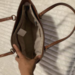 Nine West  Tan Croc-Embossed Tote Photo 4
