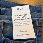 Madewell The Perfect Vintage Wide-Leg Jean in Harvey Wash Size 27 NWT *Flawed* Photo 9