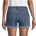 joe's jeans JOE’S Jeans Mid Rise Distressed Hailey Blue Denim Rolled Cuff Shorts size 26 Photo 1