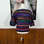 Cute Fleece & Fibre Multicolor Striped Women's Wool Blend Sweater! Photo 3