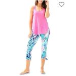 Lilly Pulitzer  21” Luxletic Gemma Weekender Cropped Legging Multi Jet Stream XS Photo 6