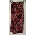 IRO Paris Alise Abstract Burgundy Print Draped Midi Skirt Size 34 Small NWT Photo 6