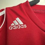 Adidas  Red Soccer Jersey Shirt Medium Photo 3