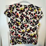 Elevenses Anthropologie  Dahlia Cap Sleeve Floral Blazer Size 10 Photo 1