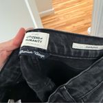 Citizens of Humanity  Charlotte High Rise Straight Jeans in Happy Hour Black 23 Photo 7