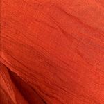Plunging burnt orange/rust top Orange Size M Photo 2