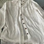 Billabong  Button-Up White Blouse Photo 0